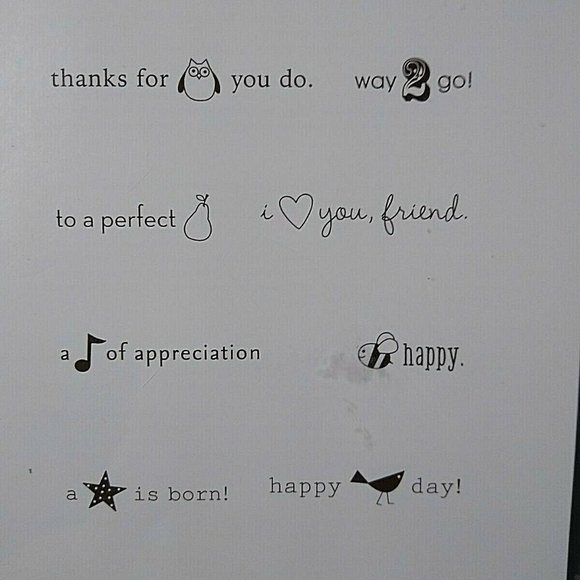 Stampin' Up! Cling Rubber Stamp Set Picture This - Picture 2 of 5